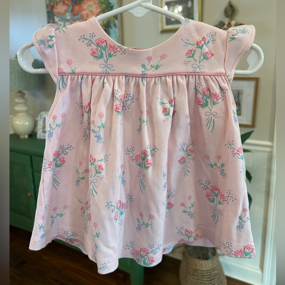 The Beaufort Bonnet Company Pink Floral Baby top
